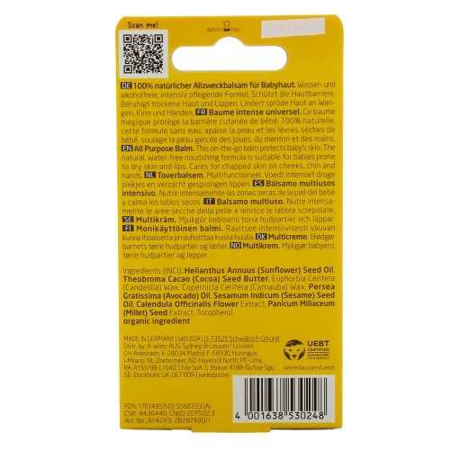 Weleda Bébé Baume Intense Universel au Calendula