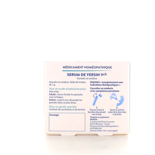 Boiron Serum de Yersin dose