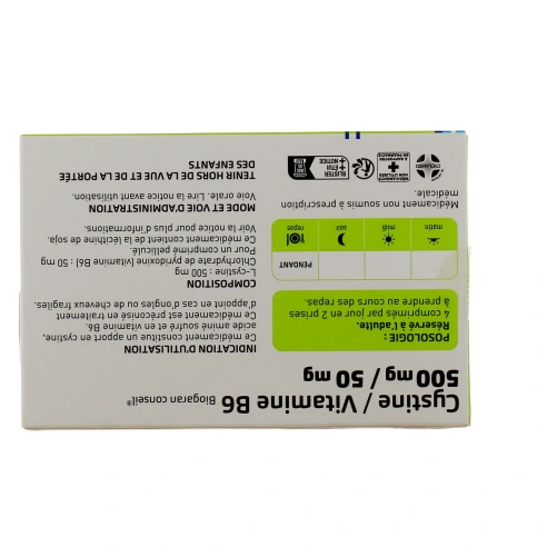 Cystine Vitamine B6 Biogaran