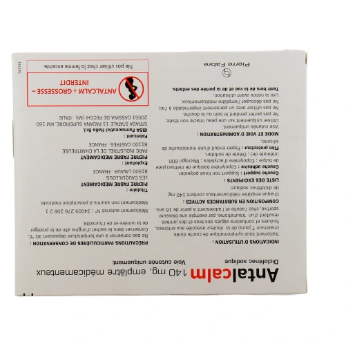Antalcalm Emplâtres 140mg