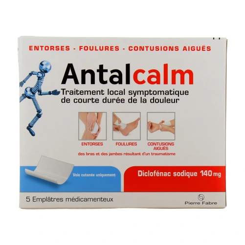 Antalcalm Emplâtres 140mg