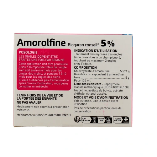 Amorolfine 5% Biogaran
