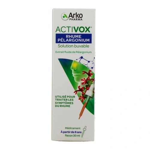 Activox Rhume Pélargonium