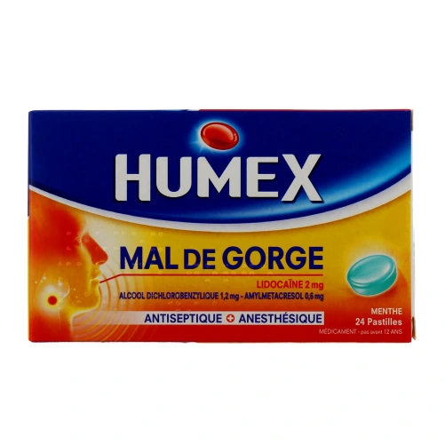 Humex Mal de Gorge Pastilles