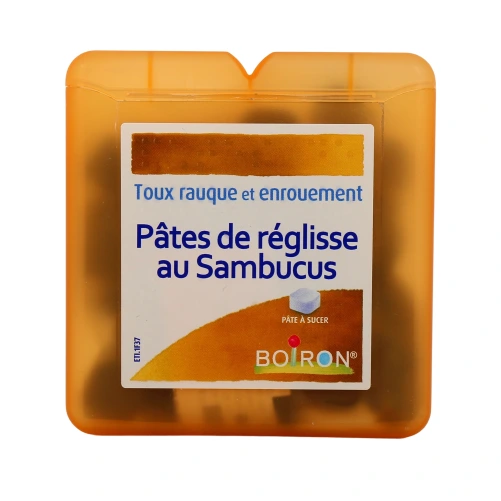 Sambucus Pâtes à sucer Adjuvant au traitement de la toux Boiron