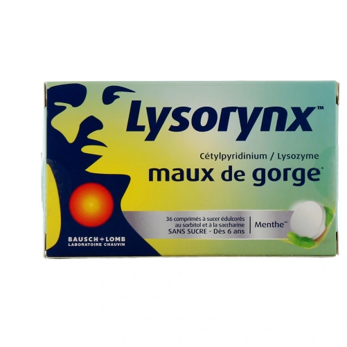 Lysorynx Maux de Gorge