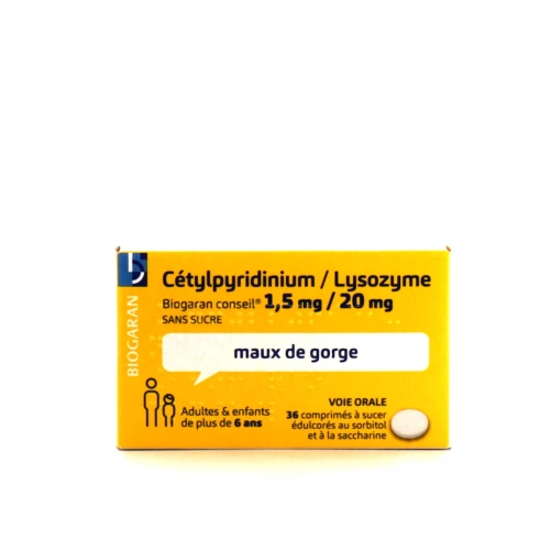 Cétylpyridinium / Lysozyme