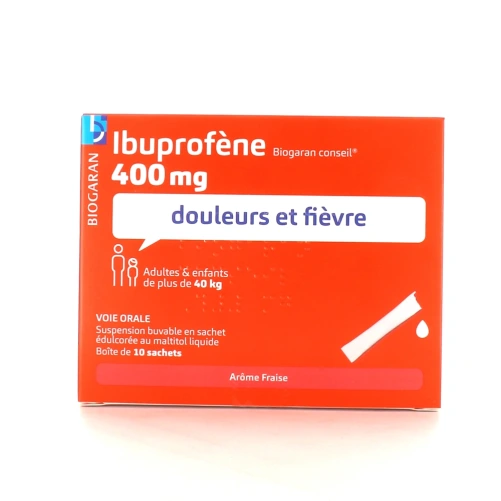 Ibuprofène Biogaran Sticks