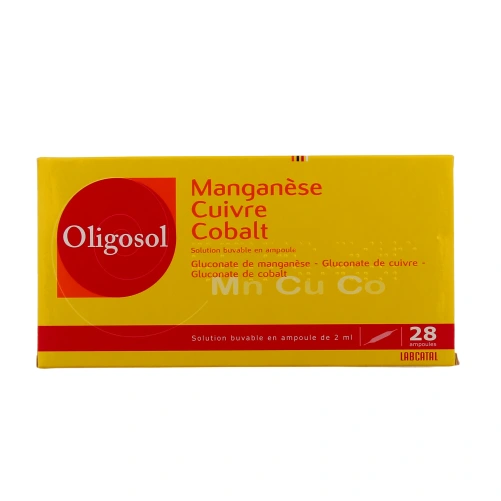 Oligosol Manganèse Cuivre Cobalt
