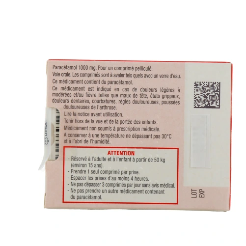 Dafalgan Tabs 1000 mg