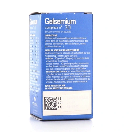 Lehning Gelsemium Complexe n°70