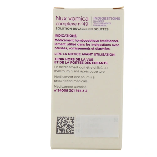 Lehning Nux Vomica Complexe n°49 solution buvable