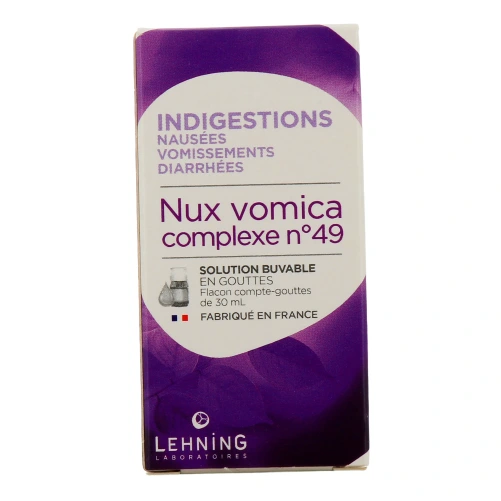 Lehning Nux Vomica Complexe n°49 solution buvable