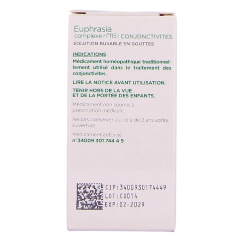 Lehning Euphrasia Complexe 115 Solution buvable