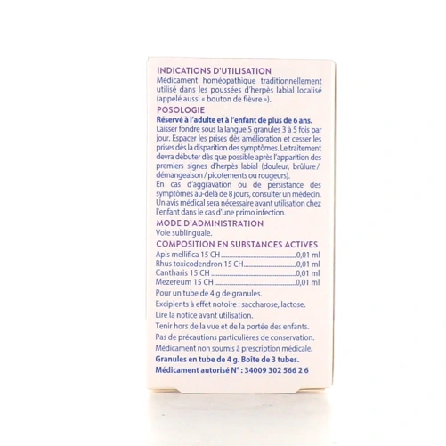 Boiron Labiameo Herpès Labial