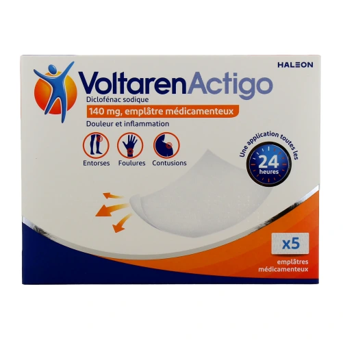 Voltaren Actigo Emplâtre Médicamenteux