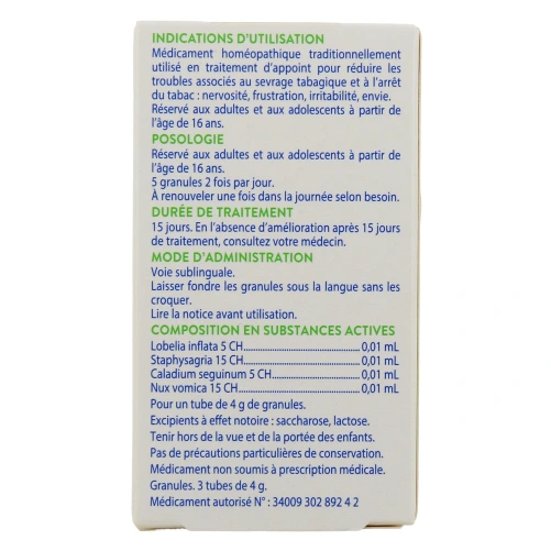 Boiron SevaMEO Sevrage Tabagique Granules