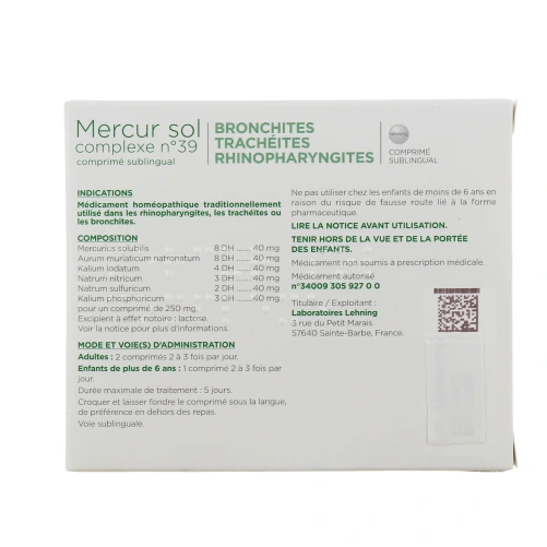 Lehning Mercur Sol complexe n°39