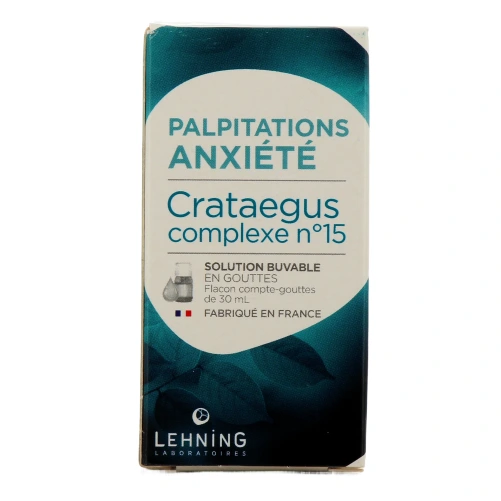 Lehning Crataegus Complexe 15 Solution Buvable