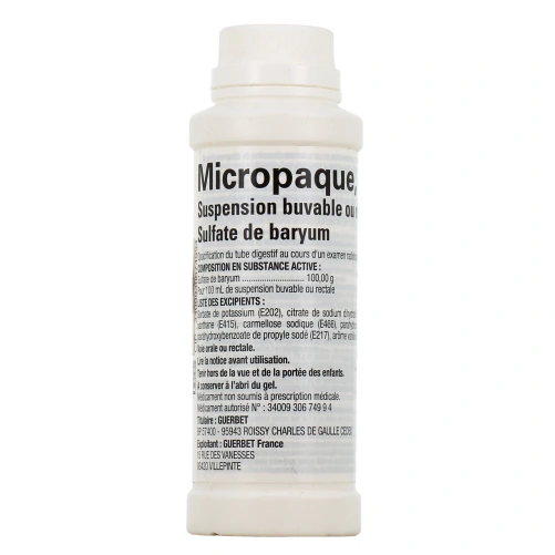 Micropaque Suspension Buvable ou Rectale