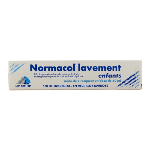 Normacol Lavement Solution Rectale en récipient unidose