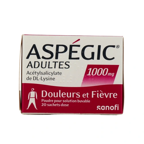 Aspégic Adulte 1000 mg