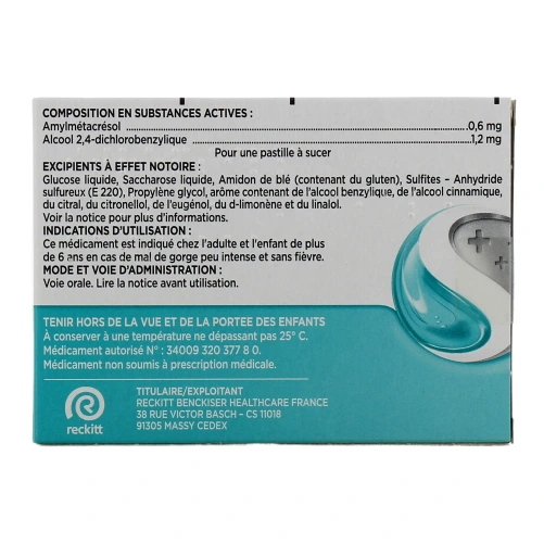 Strepsils Pastilles Mal de Gorge