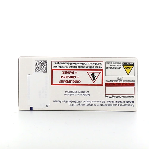 Codoliprane  400mg / 20 mg 16 comprimés
