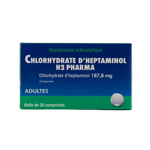 Chlorhydrate d'heptaminol 187,8 mg