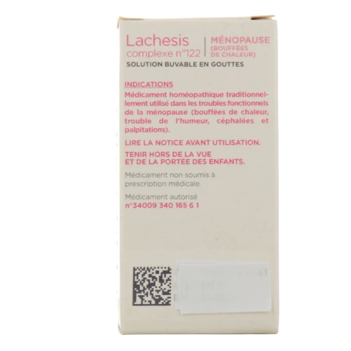 Lehning Lachesis Complexe n°122 solution buvable