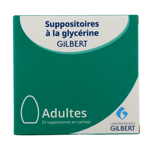 GILBERT Suppositoires à la Glycérine Adultes