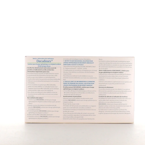 Dacudoses Lavage Oculaire