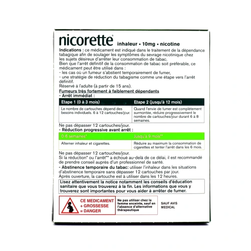 Nicorette inhalateur