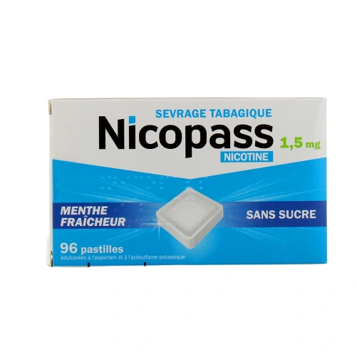 Nicopass 1,5mg pastilles