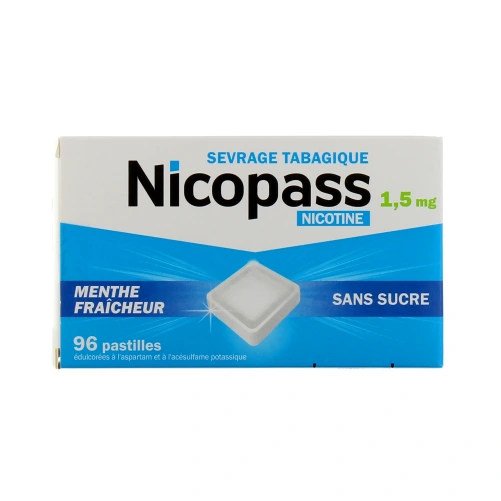 Nicopass 1,5mg pastilles