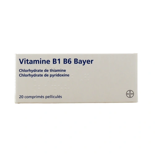 Vitamines B1 B6 Comprimés Bayer