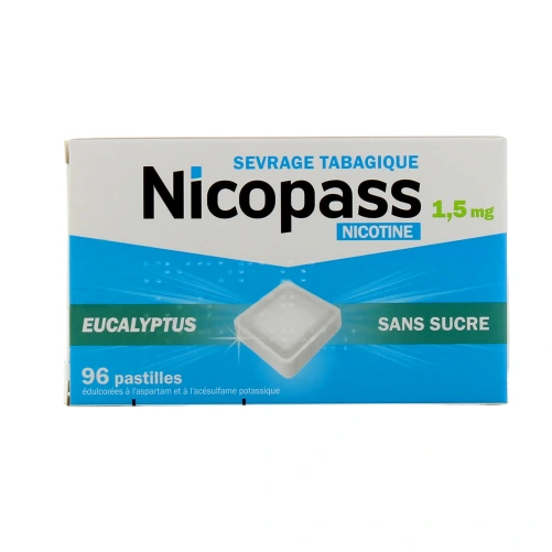 Nicopass 1,5mg pastilles
