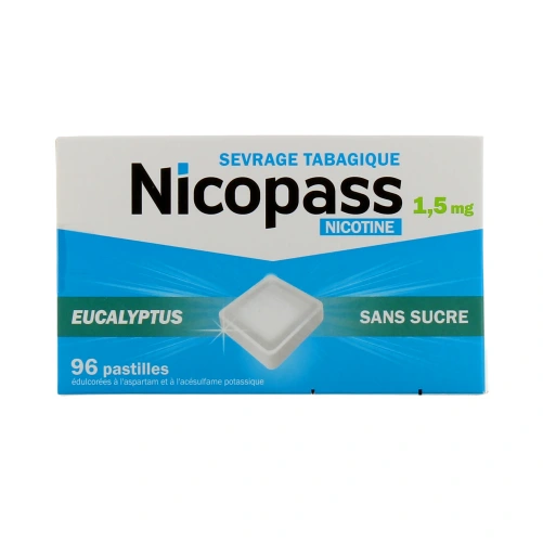 Nicopass 1,5mg pastilles