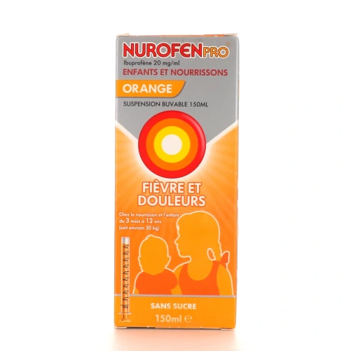 NurofenPro 20mg/ml suspension buvable sans sucre
