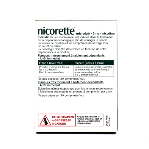 Nicorette Microtab 2 mg