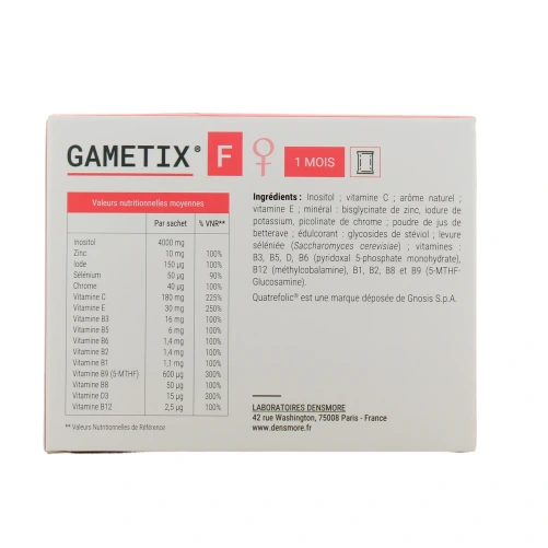 Gametix F Femme