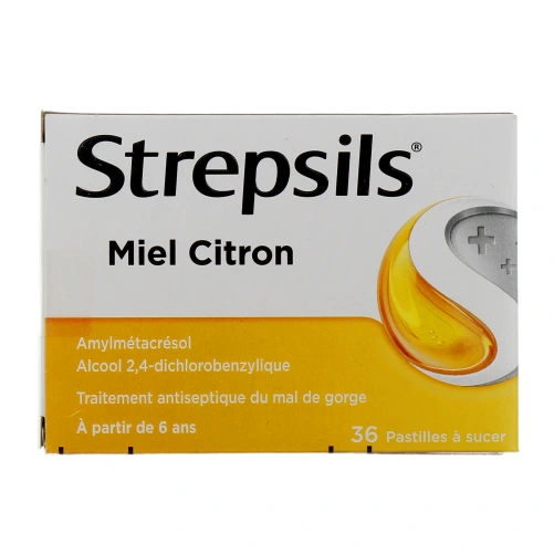Strepsils pastilles miel citron
