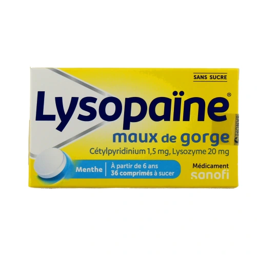 Lysopaïne Maux de Gorge