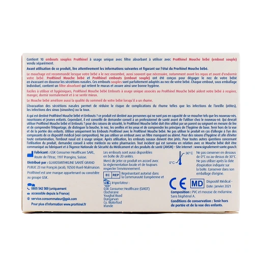 Prorhinel Embouts Jetables Mouche Bébé