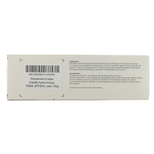 Effidia Crème Cicatrisante à l'Acide Hyaluronique