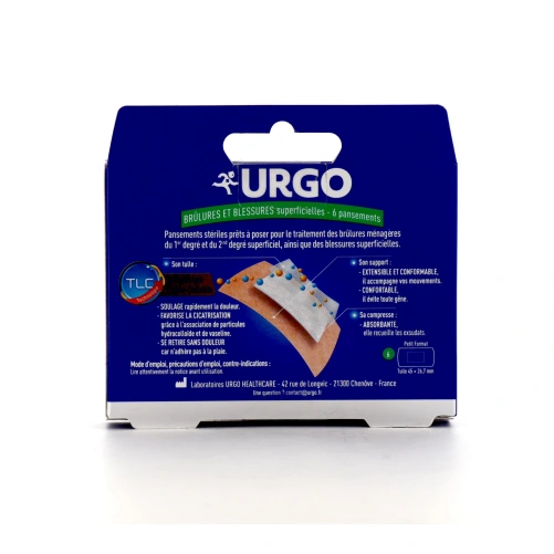 Urgo Pansements Brûlures et Blessures Superficielles