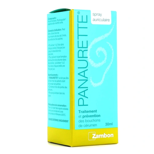 Panaurette Traitement et Prévention des Bouchons de Cérumen