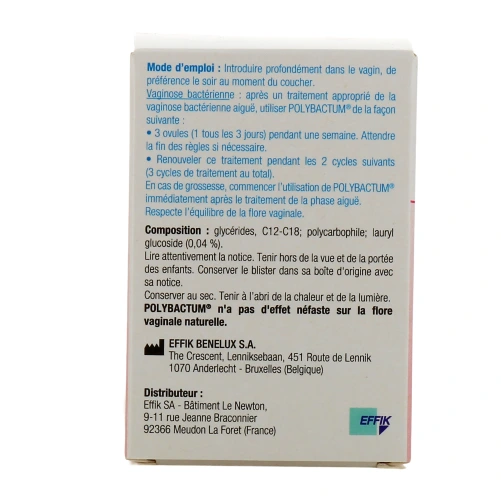 Polybactum Ovule Vaginal