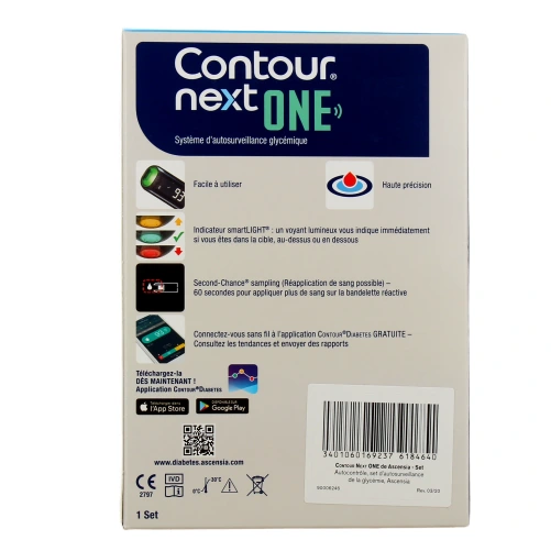 Ascensia Contour Next One Lecteur de Glycémie