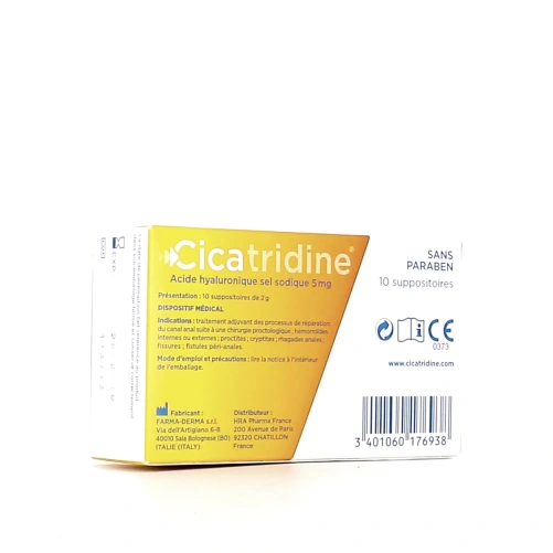 Cicatridine Acide Hyaluronique Suppositoires